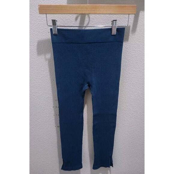 Intimately Free People‎ Womens Capri Leggings Size XS/S Teal Seamless New - Picture 2 of 5